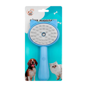 Cepillo masajeador con difusor recargable, con diseño de orejitas, color variado