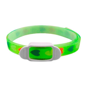 Collar pequeño, 1cm, estampado, repelente, tonos neón, variedad / 73981