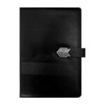 Libreta tipo agenda lisa, pasta dura y broche metálico js magnético / 8103