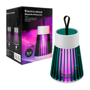 Lámpara uv led matamosquitos eléctrica portátil con conexión por usb y asa, 5v 1a, variedad de colores / 87122 / electric shock / z & j