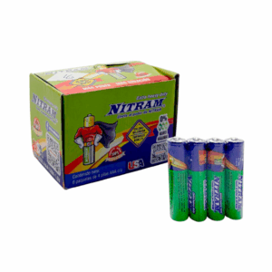 Caja pequeña con 24 pilas aaa cilíndricas, multifuncionales / nitram / r03