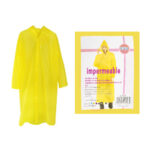 Impermeable para adulto, tipo poncho con gorro y mangas ajustables, 65x115cm, variedad de colores / impermeable eva / a896