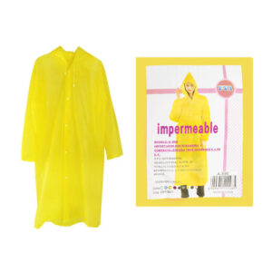 Impermeable para adulto, tipo poncho con gorro y mangas ajustables, 65x115cm, variedad de colores / impermeable eva / a896