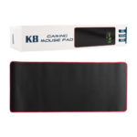 Mouse pad gamer k8 liso con textura antifricción, antideslizante, color negro y borde diseño de costura, 70x30x0.3cm / bbg-60354 / 60354 / k8 gaming mouse pad / aoas