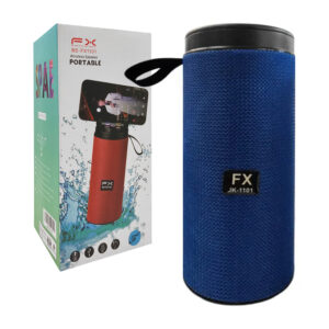 Bocina cilíndrica bluetooth con puerto usb-tf y soporte de celular / fx1101