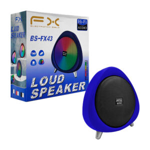 Bocina triangular fx con luces rgb, puerto usb-tf, variedad de colores / bs-fx43