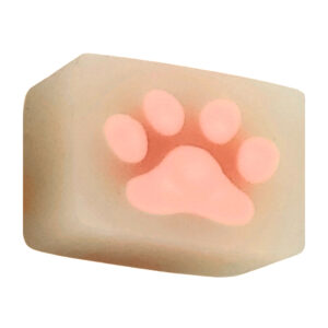 1pza borrador pequeño, rectangular con estampado de garrita, variedad de colores