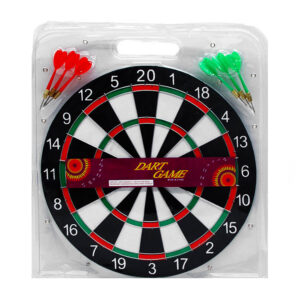 Tablero tiro al blanco 15in, 6 dardos / dart game 15´ / c2151