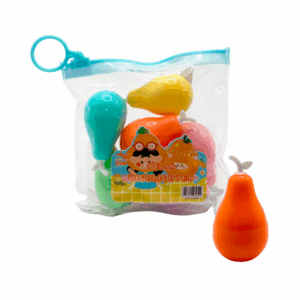 Blíster de papelería con 6 mini marcatextos infantiles en forma de pera, variedad de colores / xh-628 / pear highlighter