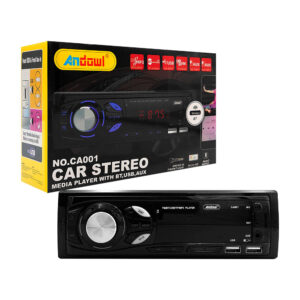 Estéreo / reproductor multimedia andowl con radio fm, bluetooth, puerto usb-aux / ca001