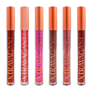 1pza labial líquido lip gloss con efecto metálico y aplicador, 3.5ml, variedad de tonos / cs2868 / extravagant / metal lip gloss / pink 21