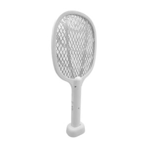 1pza Raqueta eléctrica mediana, recargable, con base de plástico y medida de 42.5cm, variedad de funciones / dmw0044