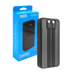 Power bank / batería portátil g-tide de 20000mah con puerto v8-tipoc-2 usb, pantalla digital y cable lightning-tipo c, variedad de colores / easy2