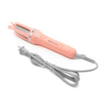 Rizador giratorio automático para el cabello, color rosa / el-125
