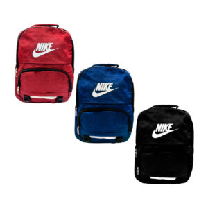 Mochila con 3 compartimentos, diseño de palomita, línea reflectante con broches