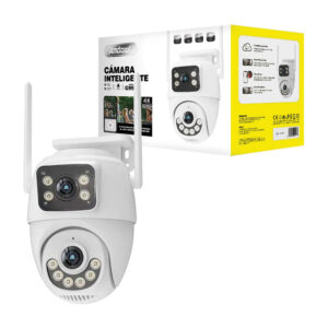 Cámara de seguridad andowl de doble enlace, doble lente, visión nocturna, microfono y lámpara / g66