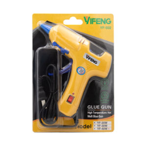 Pistola de silicón mediana, 100-240v, variedad de colores / yifeng / yf-502