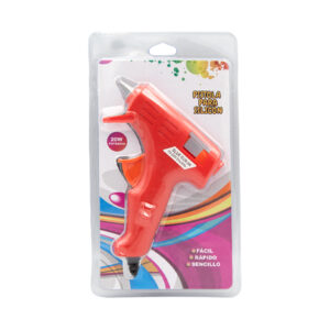 Pistola de silicón chica en color rojo, 110-220v, 20w / glue gun / gpm-2842