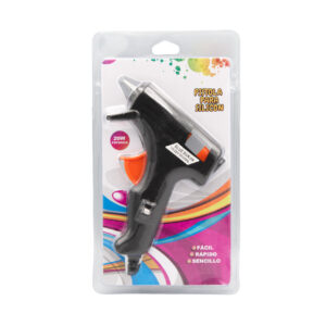 Pistola de silicón chica en color negro, 110-220v, 20w / glue gun / gpm-2965