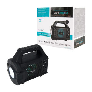 Bocina bluetooth greatnice de 3 pulgadas con radio fm, puerto usb-tf, panel solar y lámpara / gts-1552