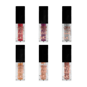 1pza Sombra líquida mc cosmetics con efecto metálico y glitter, 3gr, variedad de tonos / metallic / hb103302