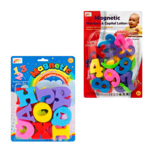 Blíster de 26-27 piezas magnéticas con forma de números o letras, variedad de colores / magnetic / moonsinger / numbers & capital letters / yy-e15 / yy-e14