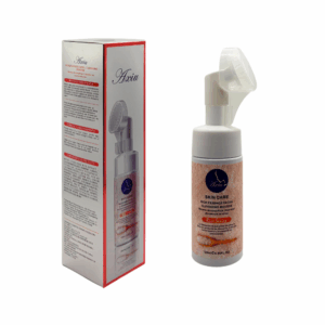 Limpiador espumoso facial con extracto de arroz y cepillo facial pequeño