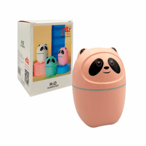 Mini humidificador ovalado con diseño de oso panda y luces rgb, variedad de colores / h2o humidifier / jsq8120