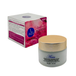 Crema pequeña hidratante con extracto de rosas y ácido hialurónico / hms0539x