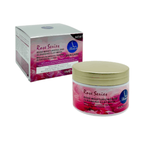 1pza Crema / mascarilla hidratante y limpiadora para el cuidado de la piel con extracto de rosas, variedad de usos / rose series /  skin care / 120g