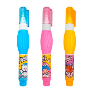 1pza Corrector de tipo bolígrafo para escritos con estampado infantil de personajes animados, variedad de modelos / bears space / gd2615