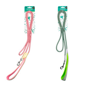 1pza Correa para mascotas estilo trenzada, con mango ergonómico y medida de 120cm, variedad de colores / lucy mascotas / 2532