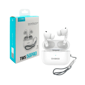 1pza Audífonos inalámbricos con estuche de carga rectangular, asa para colgar y almohadillas de silicona ergonómicas, variedad de funciones / kbod / tws-50pro / enjoy life