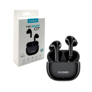 1pza Audífonos inalámbricos con estuche de carga y mini almohadillas de silicona ergonómicas, variedad de funciones / tws sound / c17 / kbod