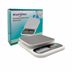 1pza Báscula gramera cuadrada con mini display, botones de función y funciona con baterías, variedad de usos / kufeng / kf-002 / ontenck