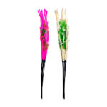 1pza Ramo grande con flores de lirio hada artificiales, varas de madera y detalles de madera, para decoración en jarrón y medida de 1.50m, variedad de colores / l126-228bd