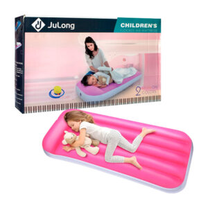 1pza Colchoneta inflable mediana con cuerpo de plástico resistente, bicolor, para uso interior, variedad de usos / julong / childrens / l126-509c
