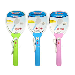 Raqueta eléctrica mata mosquitos recargable con linterna en medio, leyenda kedar + cable de carga, variedad de colores / ltd-306d / electric mosquito swatter