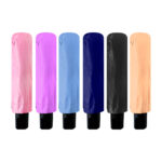 Paraguas / sombrilla de bolsillo de color liso con leyenda deportiva, filtro solar y funda de tela, variedad de colores / lu1333