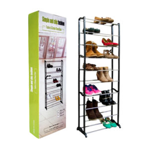 Organizador zapatero de 10 niveles con varillas de acero / simple and chic fashion / xj-10 / lu7316