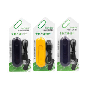 Encendedor eléctrico recargable con forma de cápsula + cable usb - tipo c, variedad de colores / topken / usb.lighter / tk102