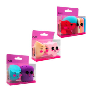 Paquete con 3-2 esponjas de maquillaje, variedad de modelos / makeup sponge