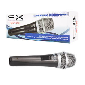 Micrófono profesional alámbrico universal, unidireccional, con cable de 3m aprox / mic-335 / dynamic microphone / fx