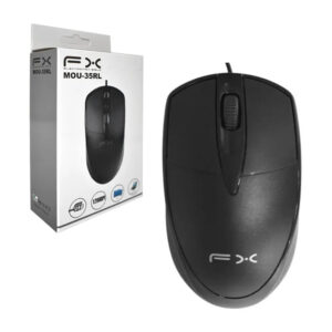 Mouse alámbrico fx óptico usb, 1200dpi compatible con pc y laptop / mou-35rl