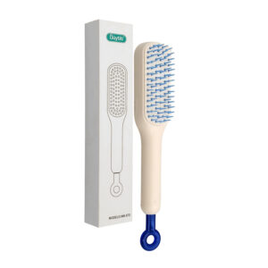 Cepillo buytiti de plástico para el cabello con cerdas de plástico suave y plegables, variedad de colores / mr-870 / peine para cabello