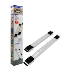 Par de soportes metálicos con ruedas y capacidad de 500lbs para muebles / mt797