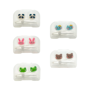 Estuche transparente para pupilentes - lentes de contacto con decoración de animalitos en 3d + accesorios, variedad de modelos / mth-2051 / box of contact lenses / xiudou / 17702013