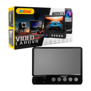 Cámara de video dvr andowl con pantalla de 4 pulgadas 4k hd para auto / q-ca501
