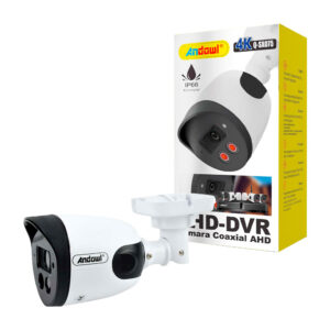 Cámara coaxial de seguridad panorámica ahd-dvr andowl a prueba de agua ip66 y resolución 4k para exteriores / q-sx075