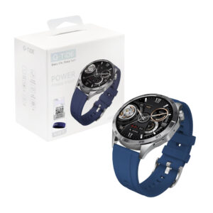 Reloj / smartwatch g-tide con pantalla amoled redonda, deportivo con 2 correas intercambiables + banda deportiva, variedad de colores / power